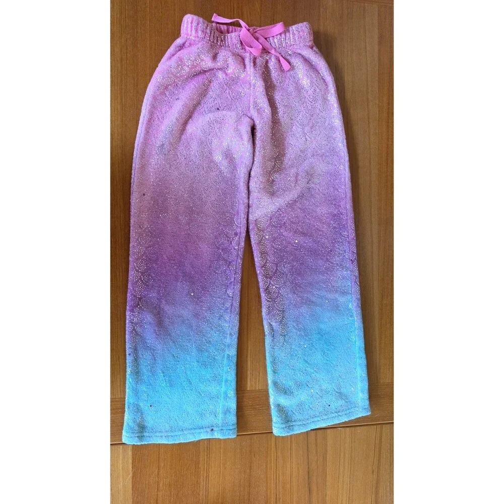 Justice Girl's Mermaid Sweatpants Size 8 READ Description